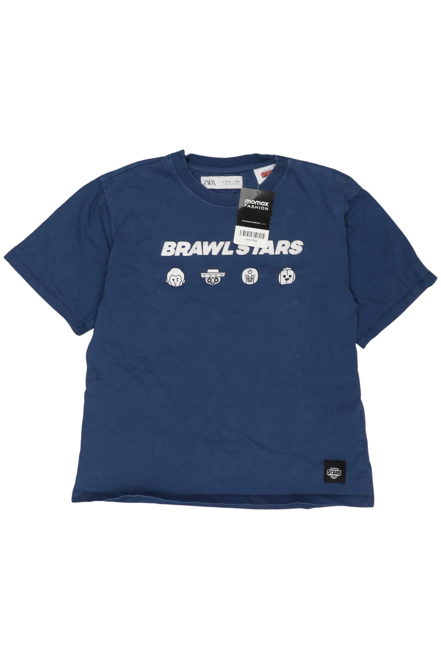 

Zara Jungen T-Shirt, marineblau, Gr. 152