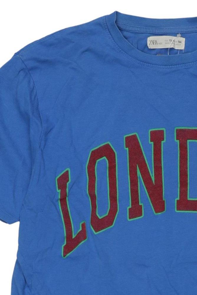 Thumbnail - Zara Jungen T-Shirt, blau, Gr. 164