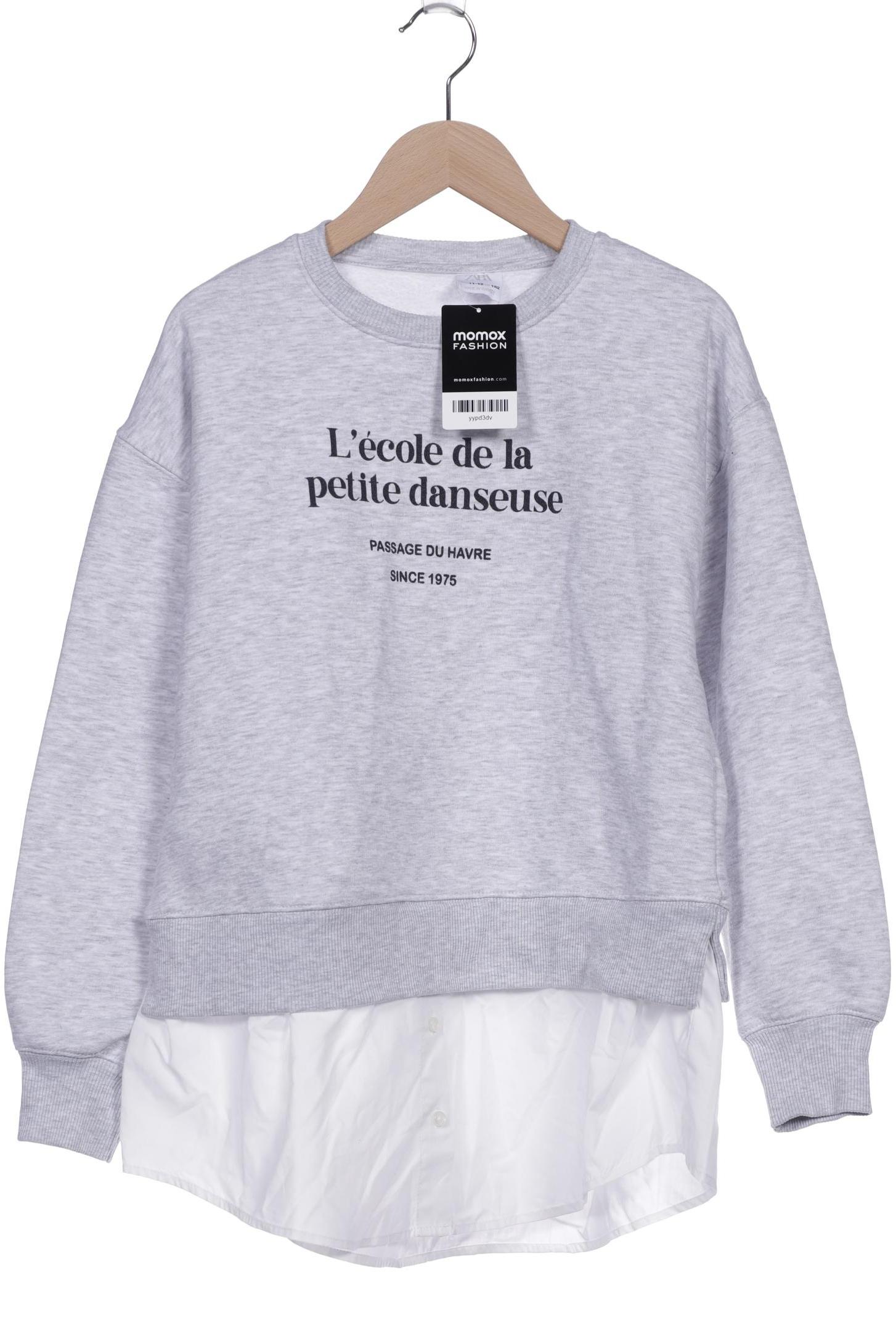 

Zara Damen Hoodies & Sweater, grau, Gr. 152