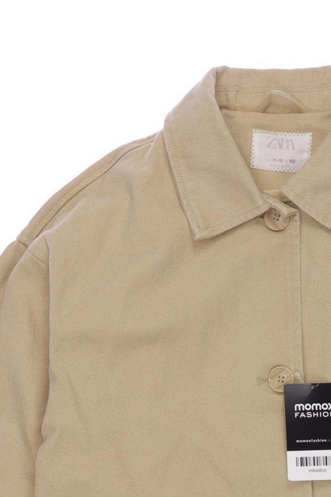 Thumbnail - Zara Mädchen Jacke, beige, Gr. 152