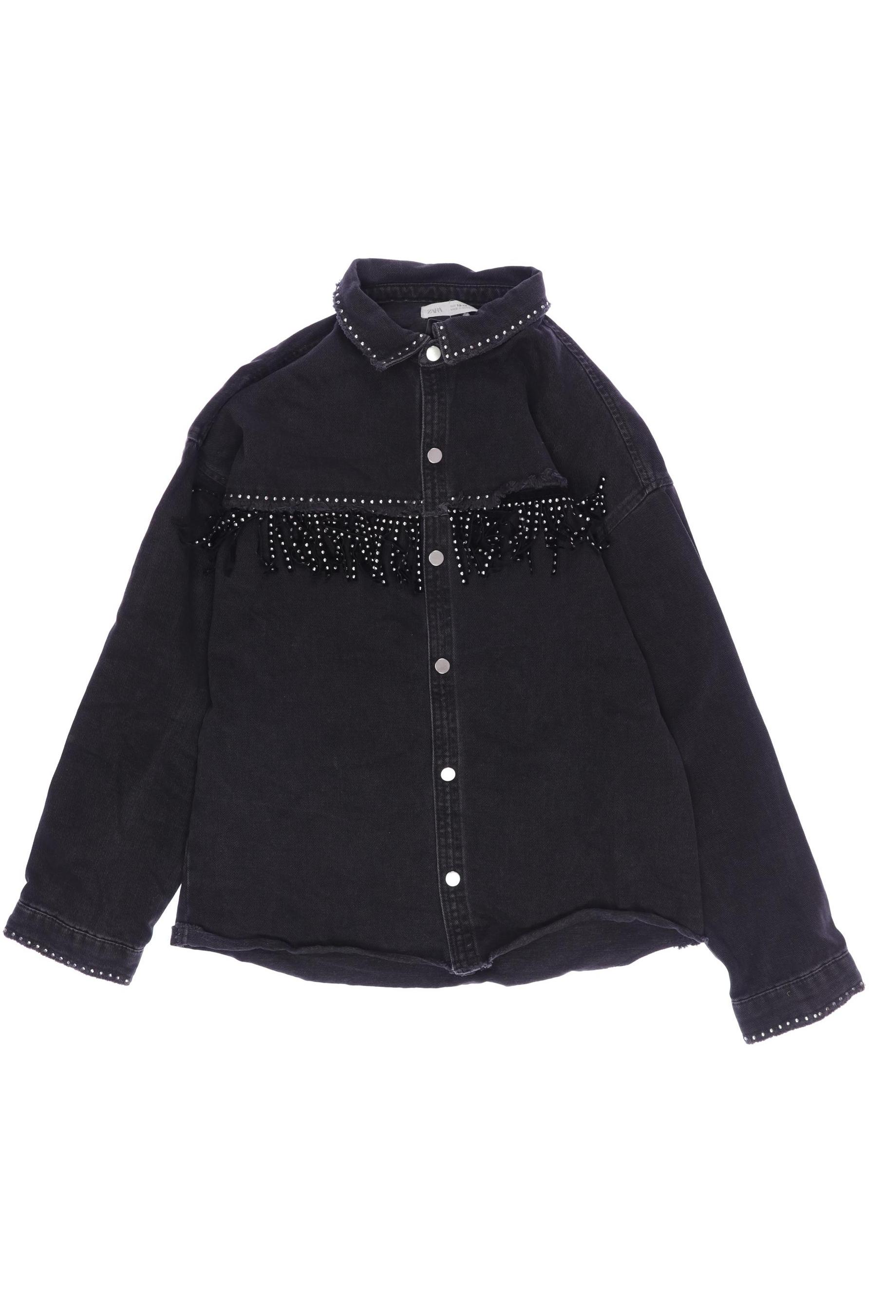 

ZARA Mädchen Jacke, schwarz