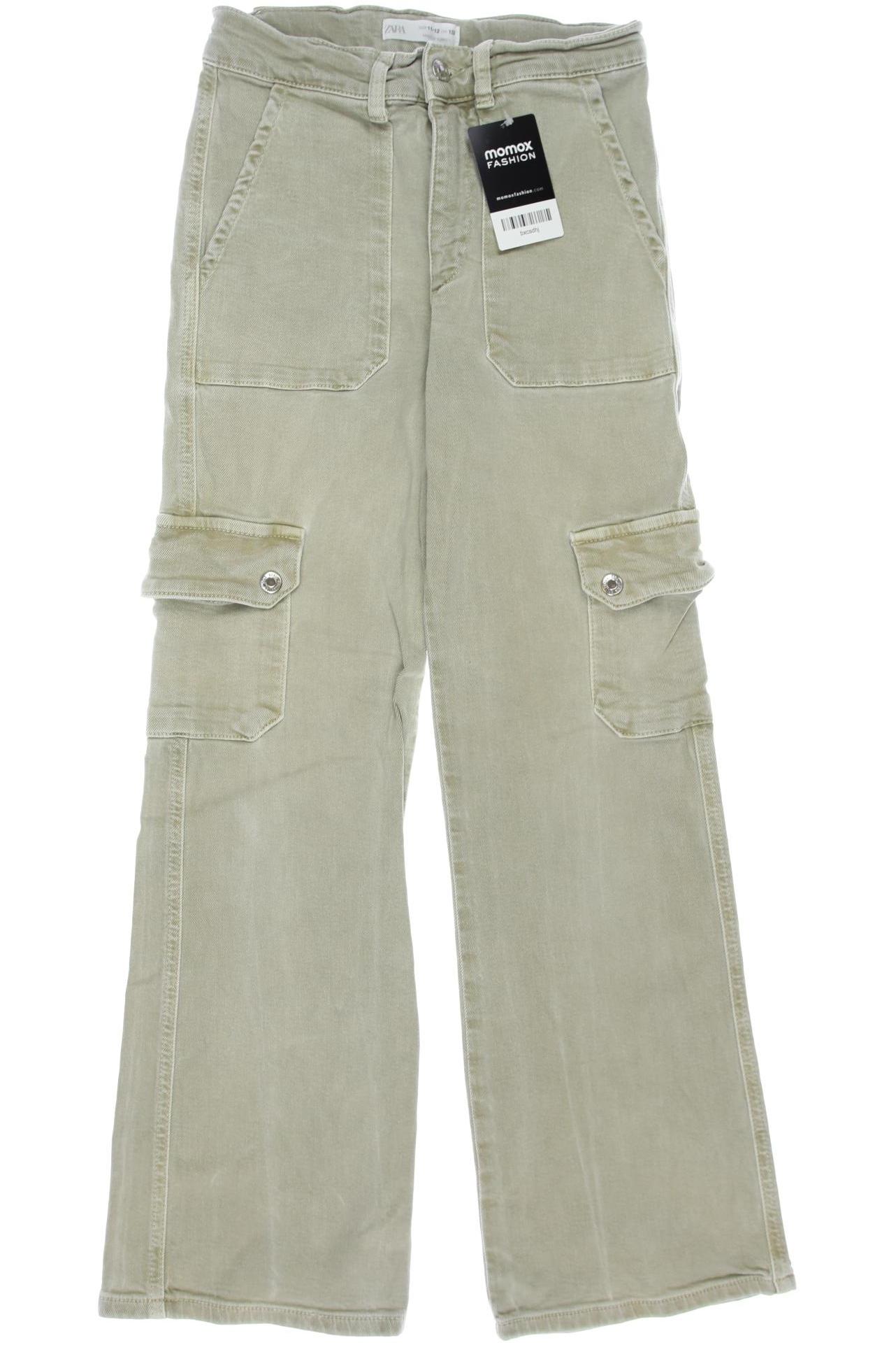 

Zara Damen Jeans, hellgrün, Gr. 152