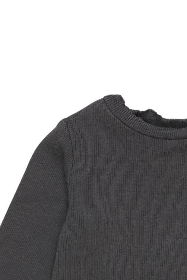 Thumbnail - Zara Mädchen Langarmshirt, grau, Gr. 80