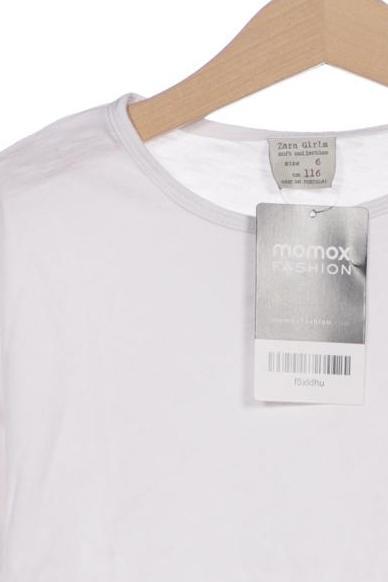 Thumbnail - Zara Mädchen Langarmshirt, weiß, Gr. 116