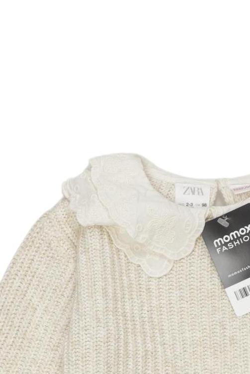 Thumbnail - Zara Mädchen Pullover, cremeweiß, Gr. 98