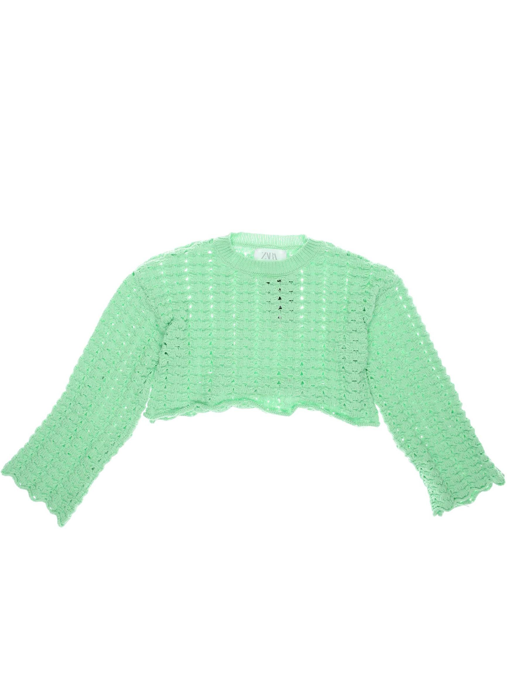 

Zara Damen Pullover, grün, Gr. 140
