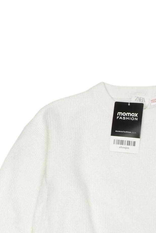Thumbnail - Zara Mädchen Pullover, weiß, Gr. 116