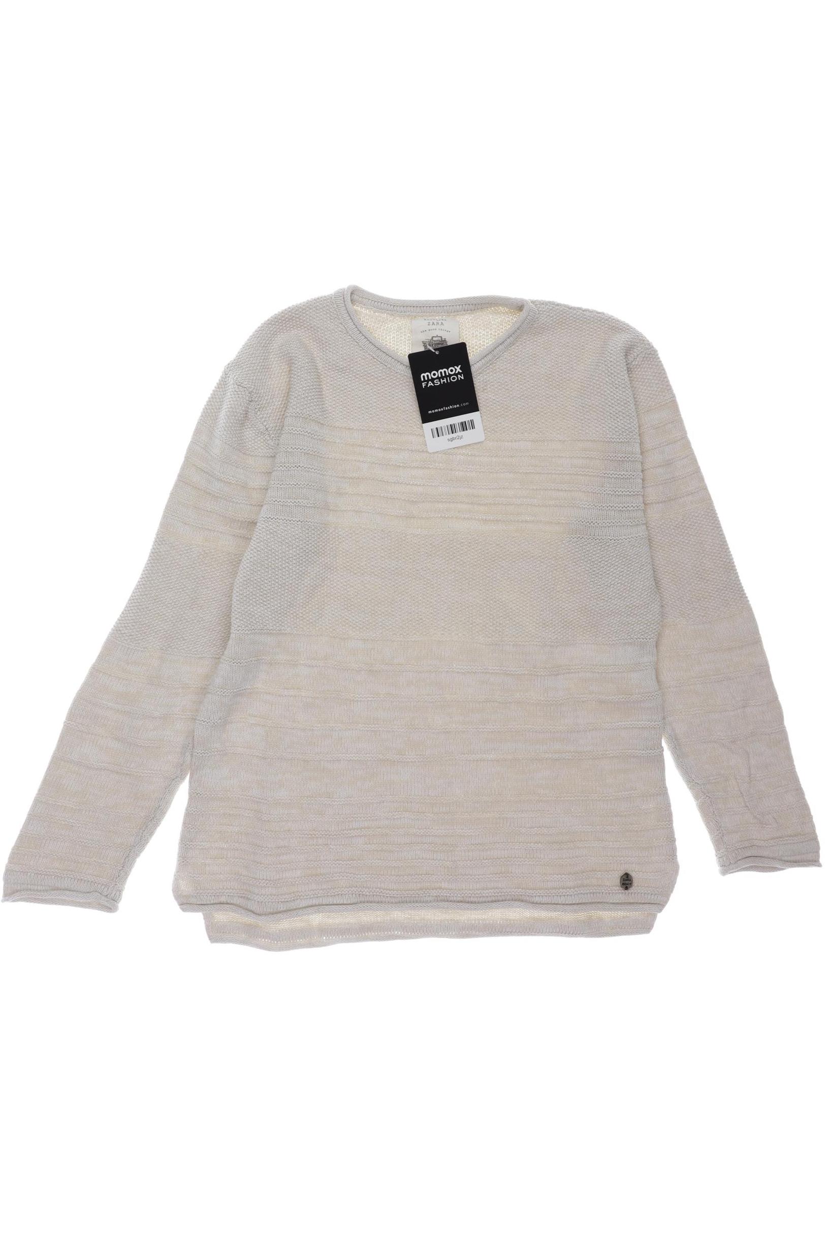 

Zara Damen Pullover, cremeweiß, Gr. 128