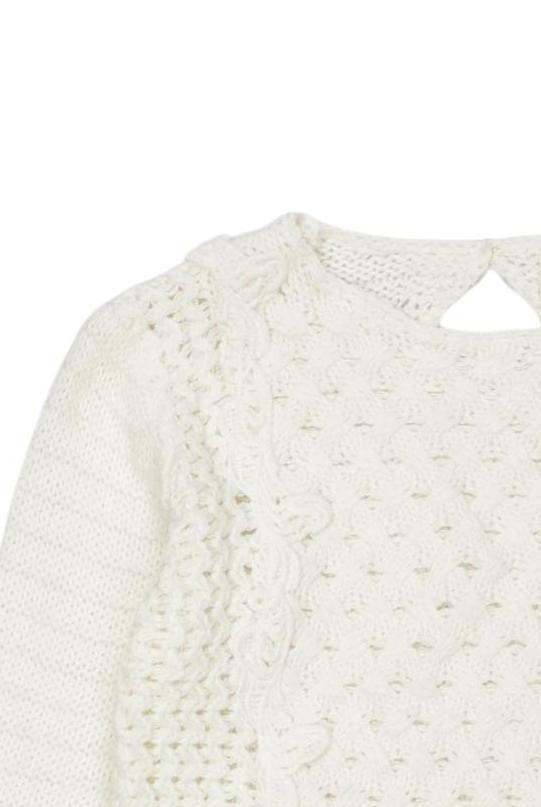 Thumbnail - Zara Mädchen Pullover, cremeweiß, Gr. 110