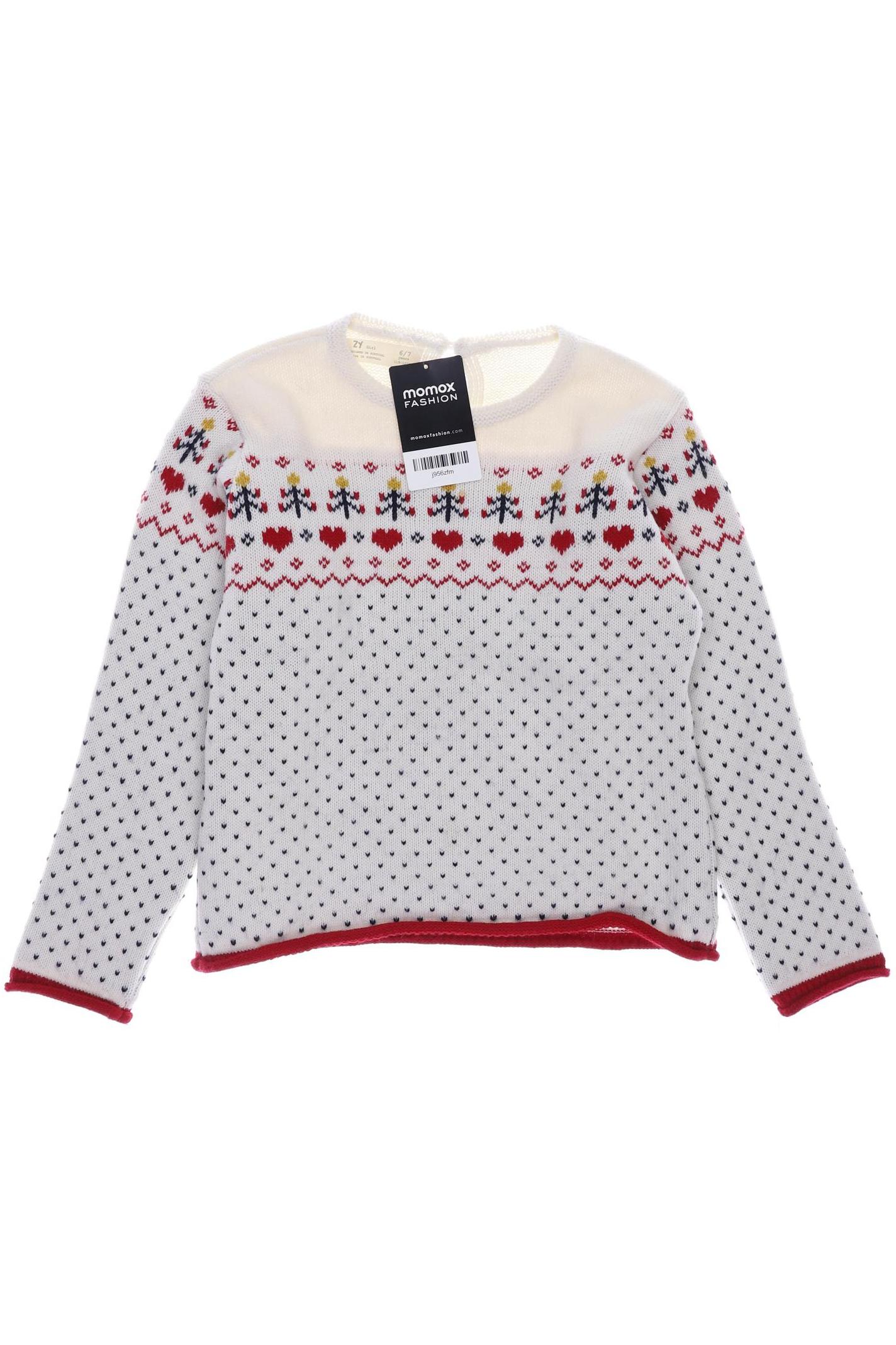 

ZARA Mädchen Pullover, cremeweiß