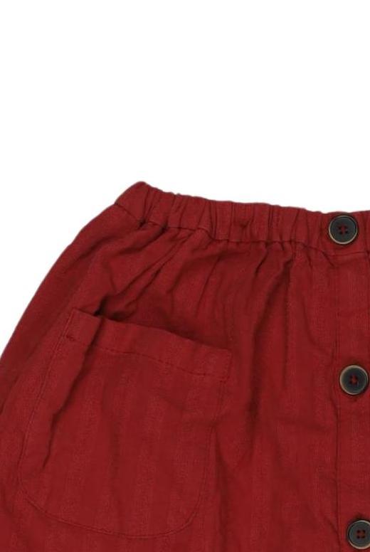 Thumbnail - Zara Mädchen Rock, rot, Gr. 104