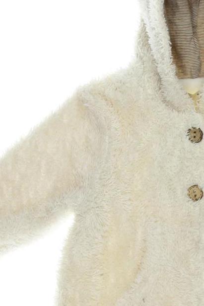 Thumbnail - Zara Mädchen Schneeanzug, cremeweiß, Gr. 62