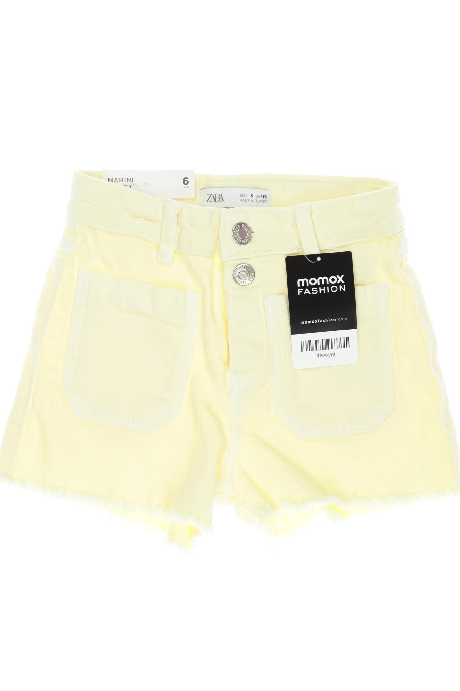 

Zara Damen Shorts, gelb, Gr. 116