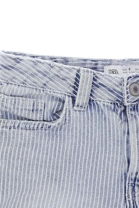 Thumbnail - Zara Mädchen Shorts, blau, Gr. 134