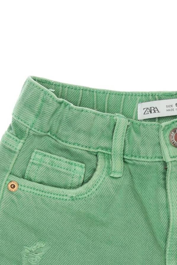 Thumbnail - Zara Mädchen Shorts, grün, Gr. 116