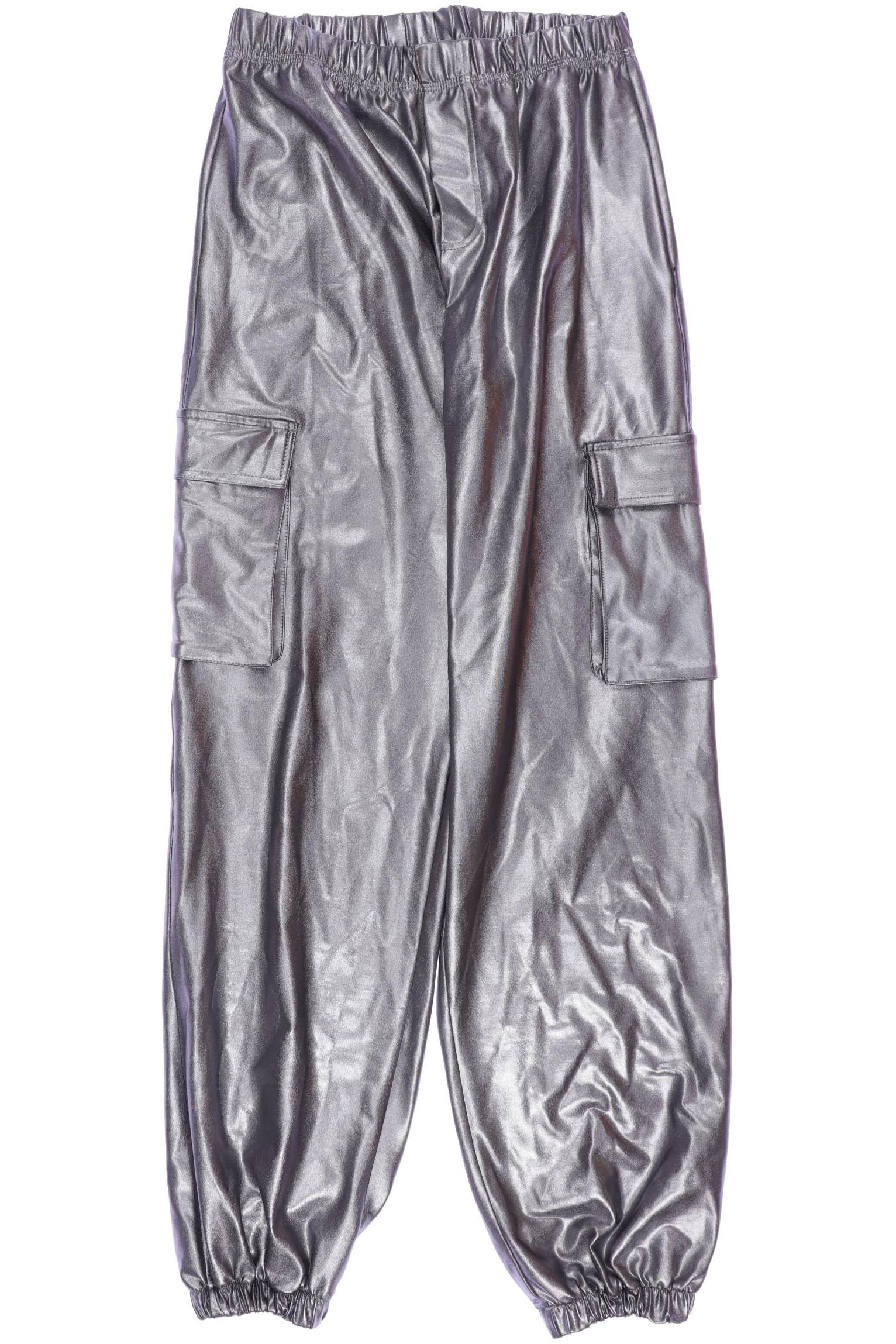 

Zara Damen Stoffhose, silber, Gr. 164
