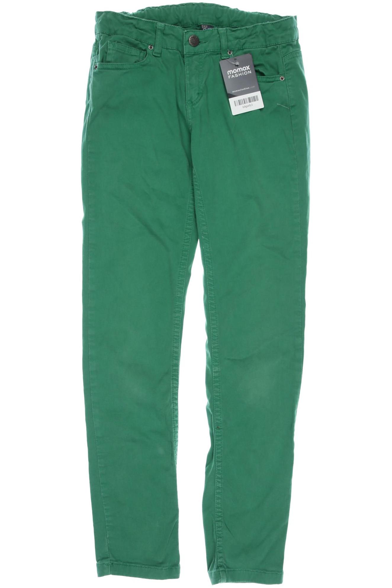 

Zara Damen Stoffhose, grün, Gr. 140