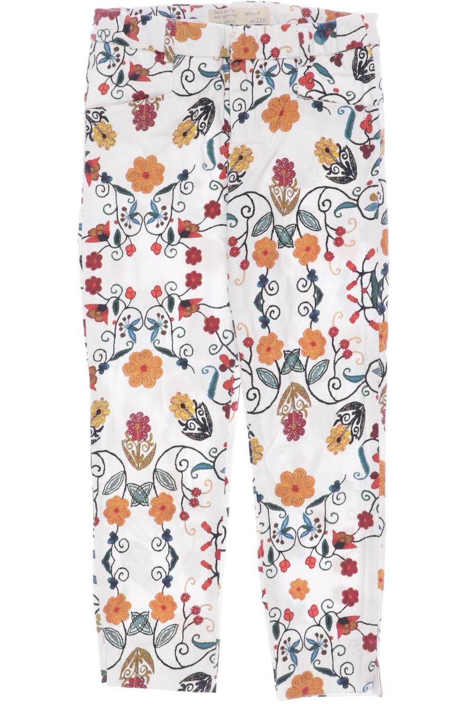 

Zara Damen Stoffhose, weiß, Gr. 116