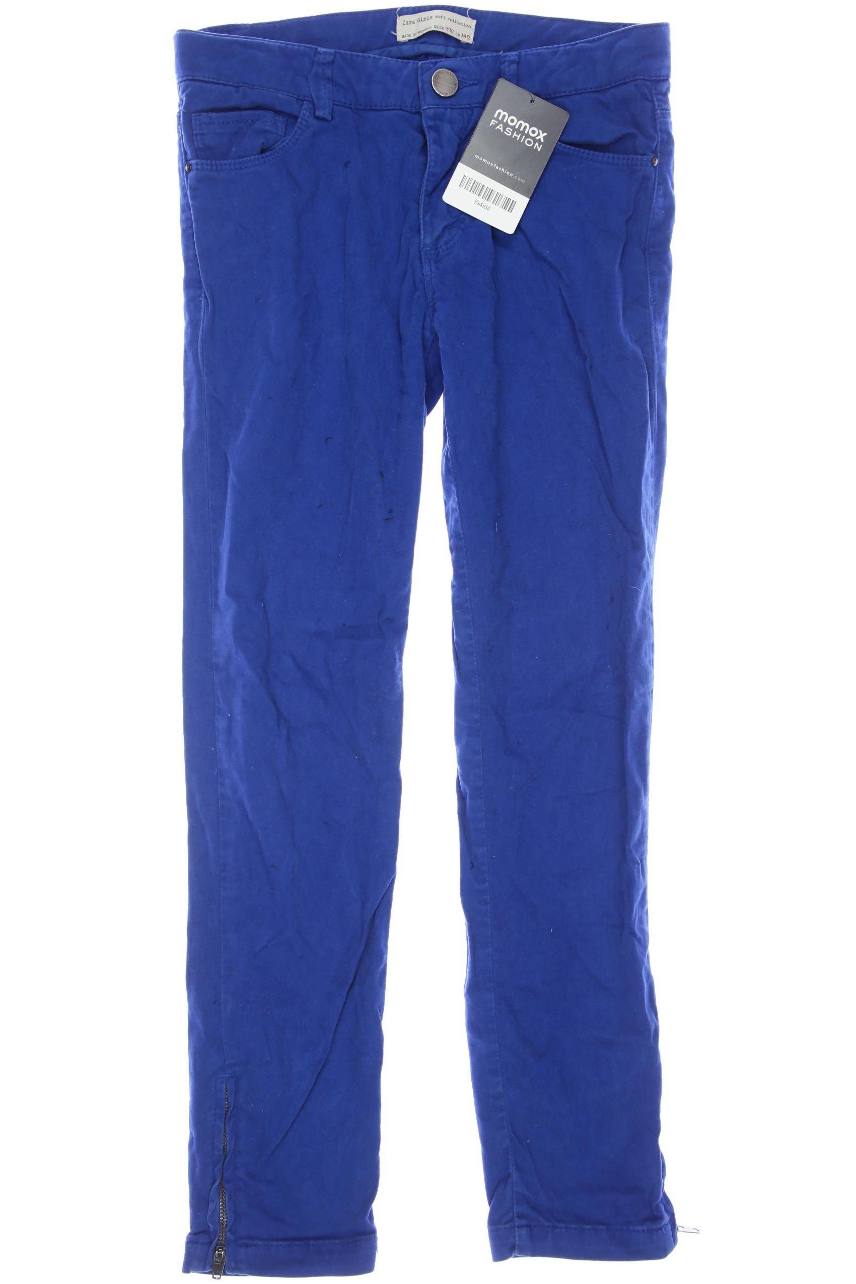 

Zara Damen Stoffhose, blau, Gr. 140