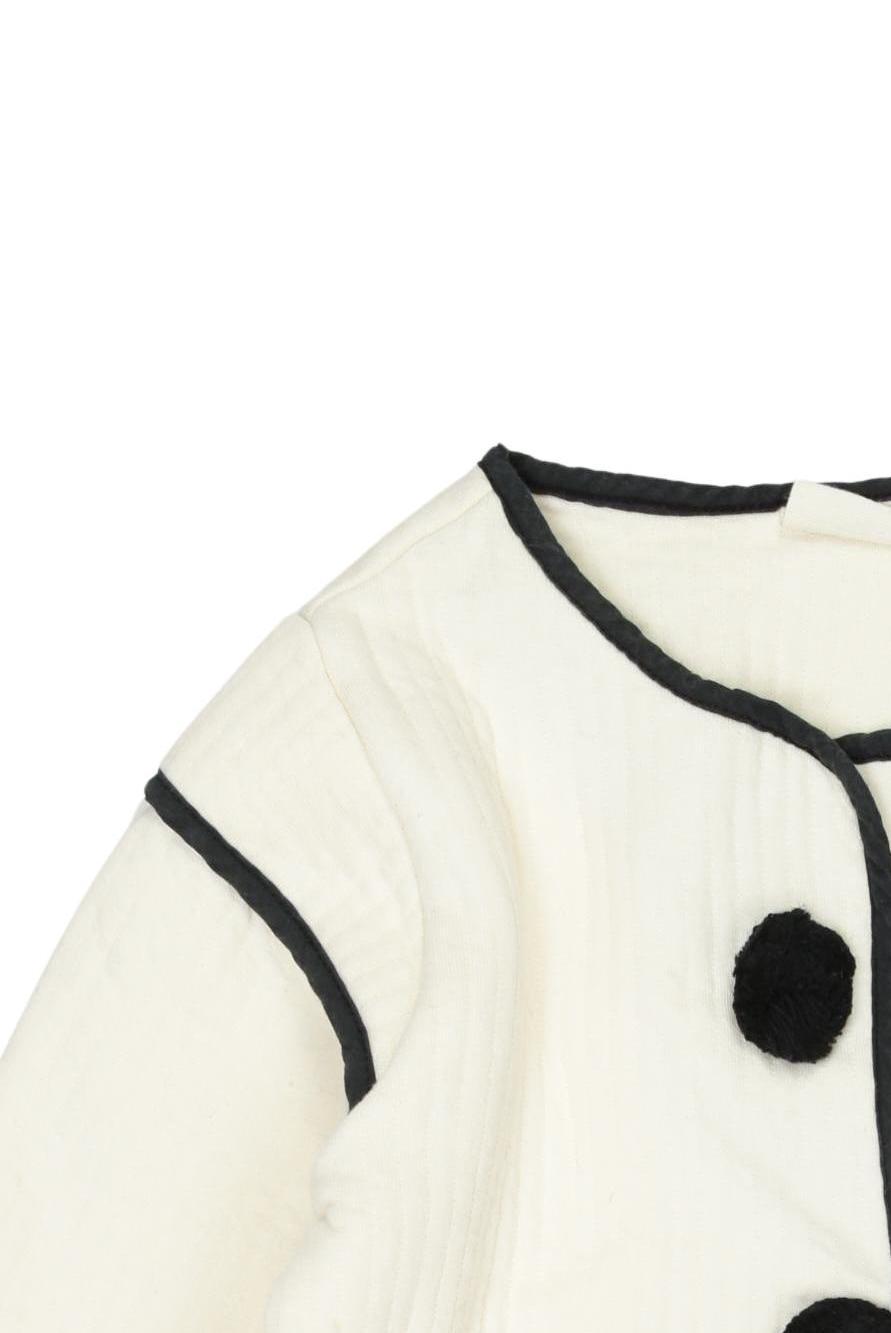 Thumbnail - Zara Mädchen Strickjacke, cremeweiß, Gr. 104