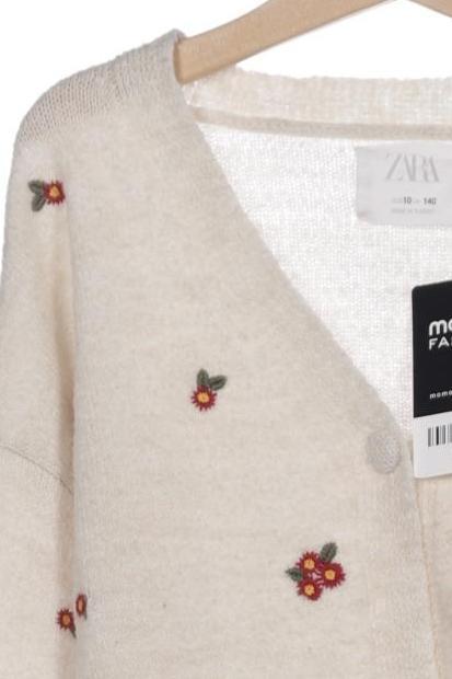 Thumbnail - Zara Mädchen Strickjacke, cremeweiß, Gr. 140