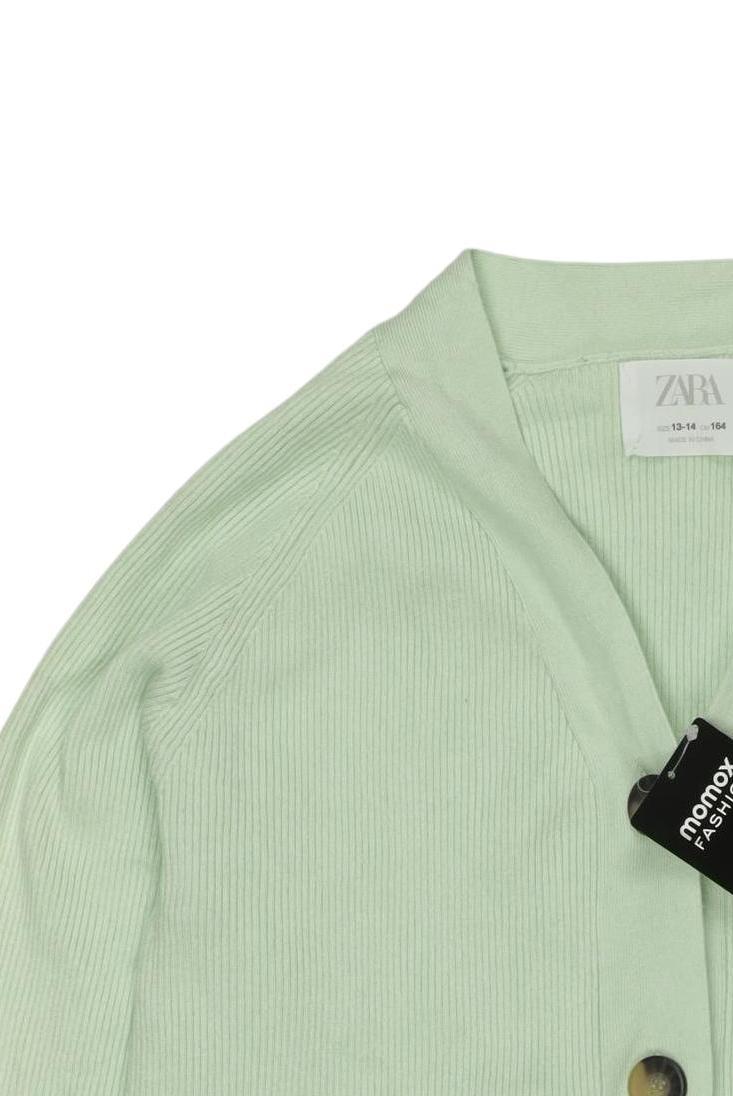 Thumbnail - Zara Mädchen Strickjacke, hellgrün, Gr. 164