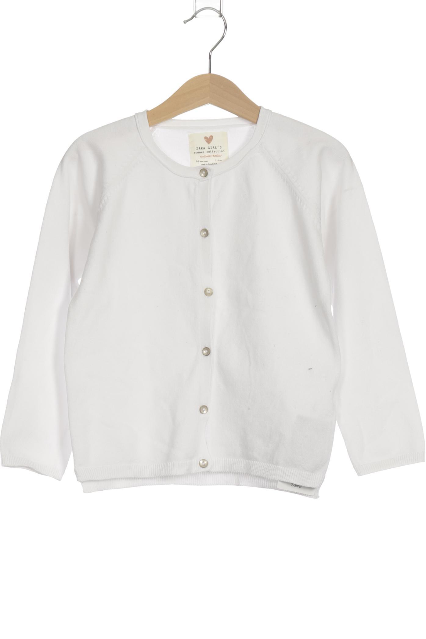 

Zara Mädchen Strickjacke, weiß, Gr. 116