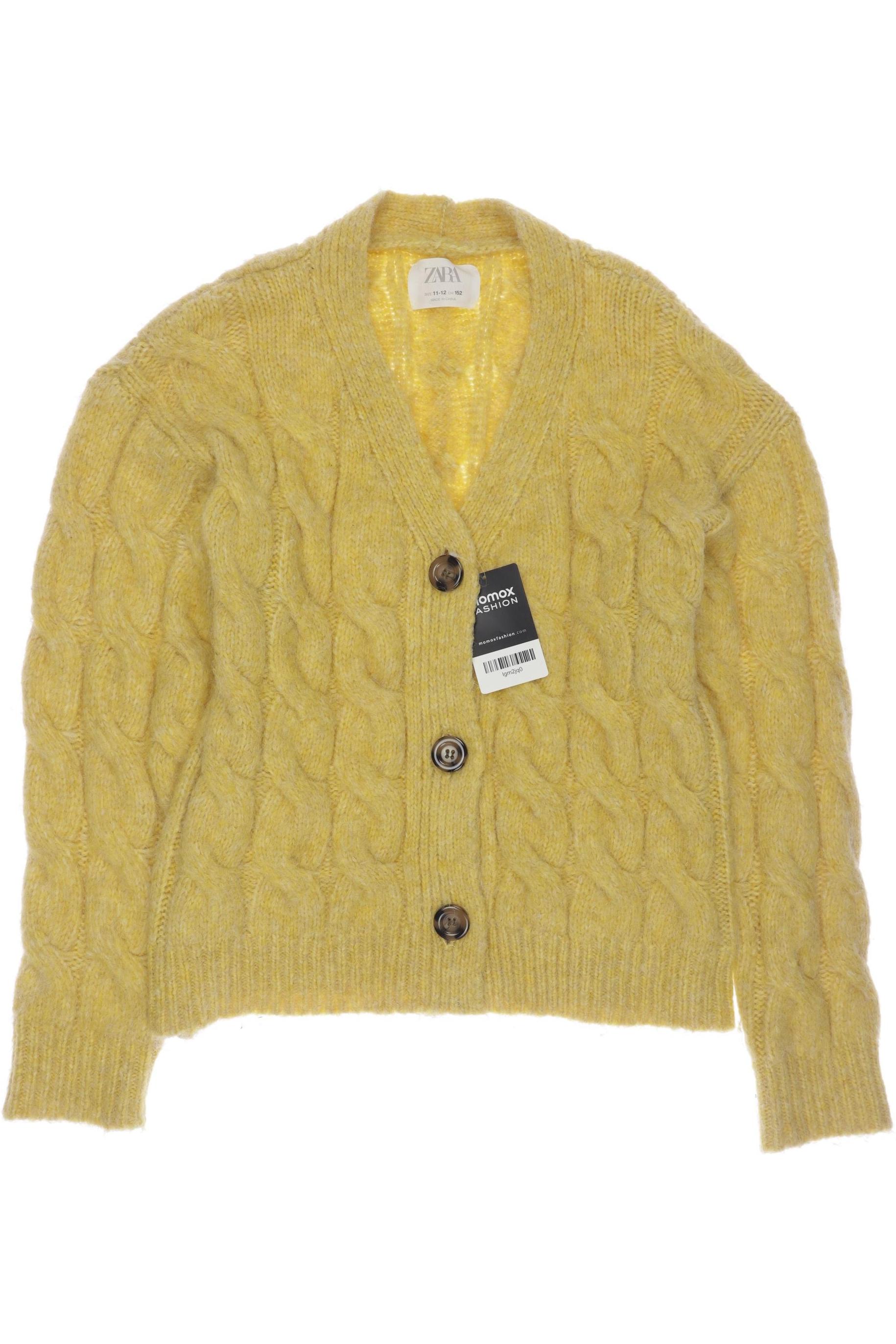 

Zara Damen Strickjacke, gelb, Gr. 152