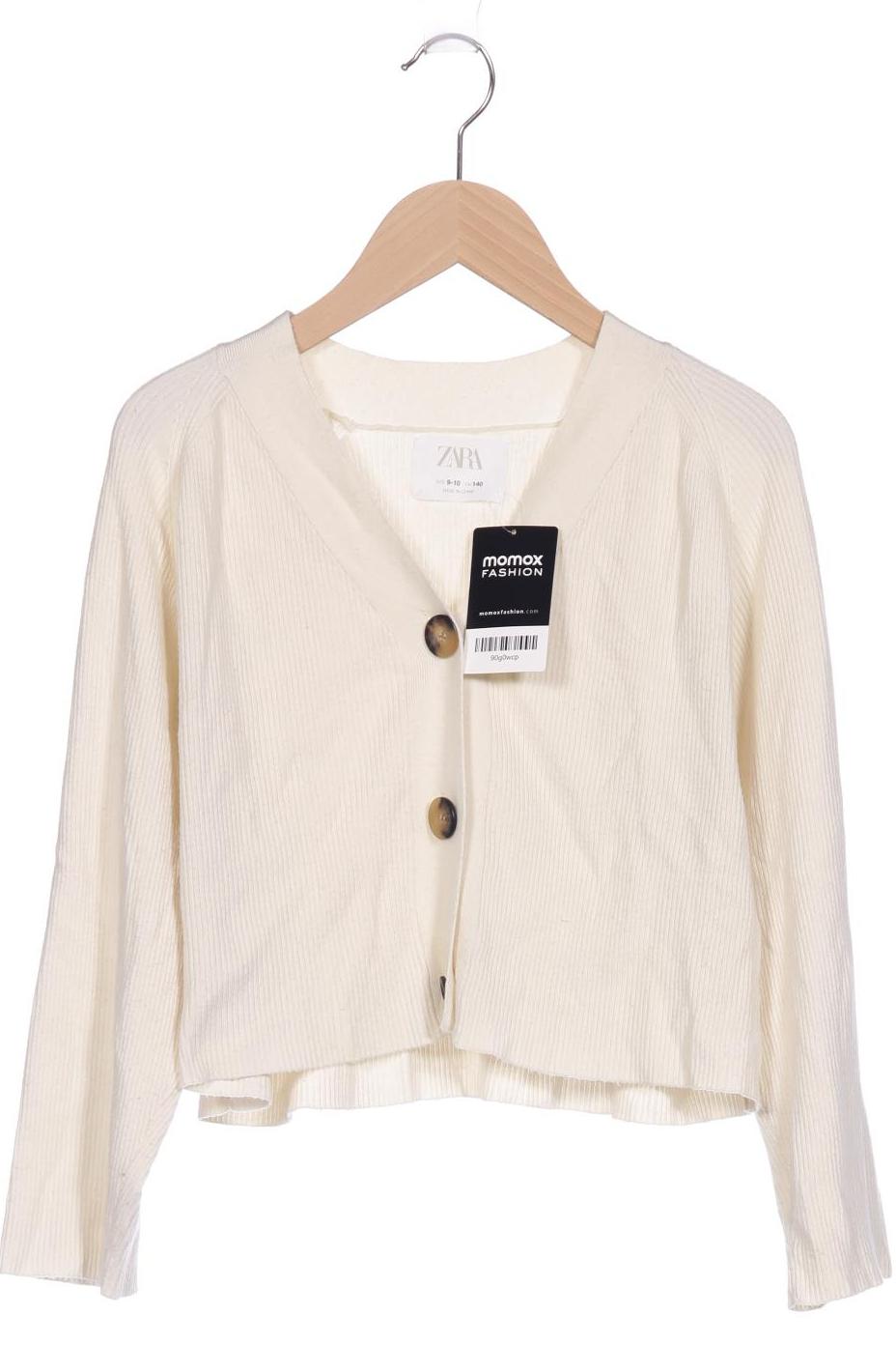 

Zara Damen Strickjacke, cremeweiß, Gr. 140
