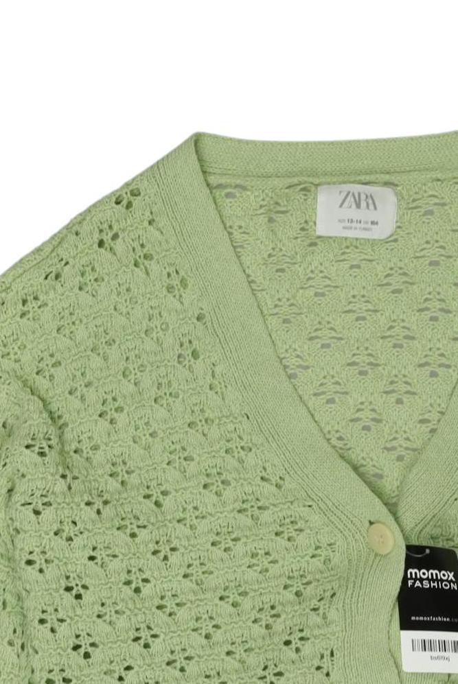 Thumbnail - Zara Mädchen Strickjacke, hellgrün, Gr. 164