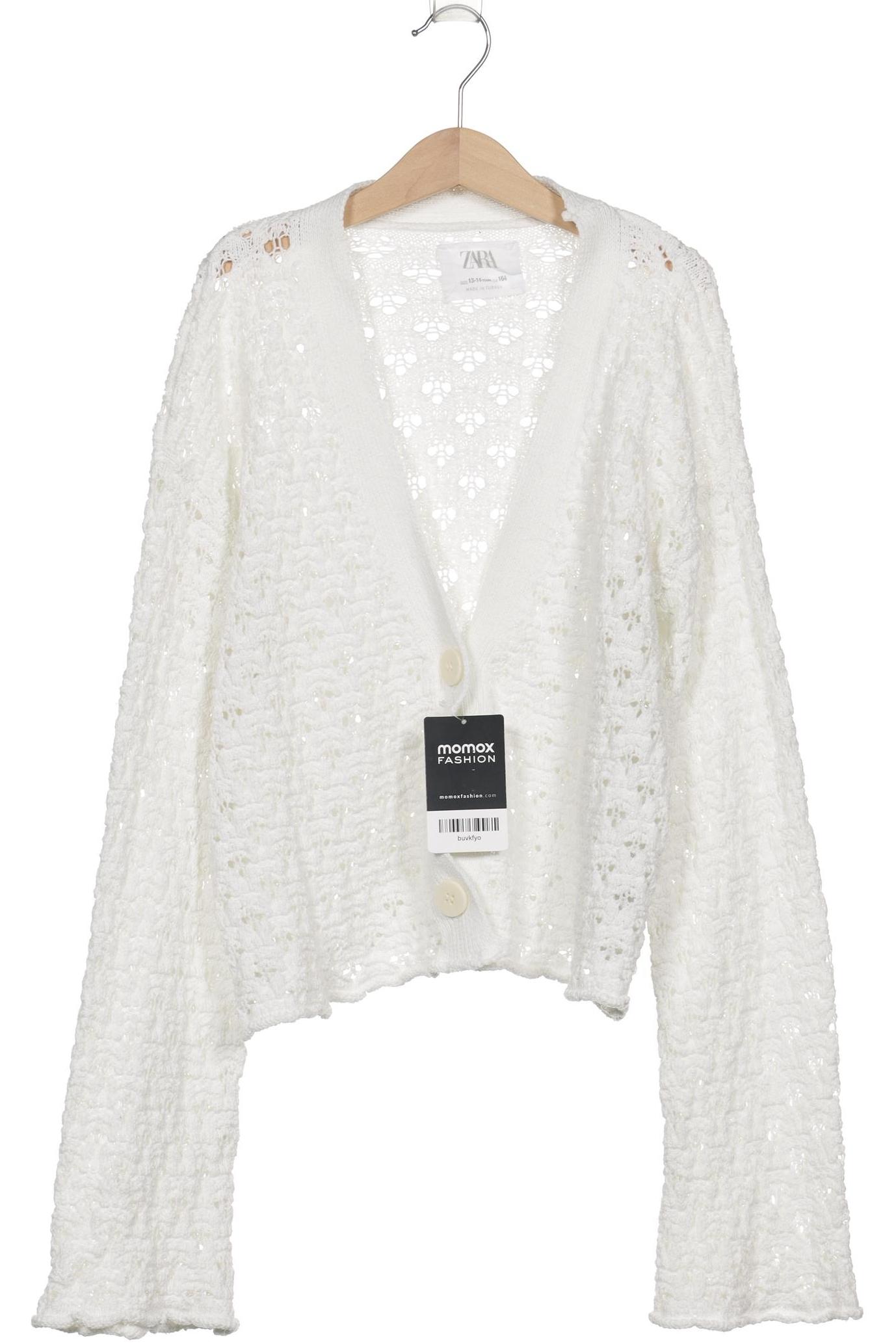 

Zara Damen Strickjacke, weiß, Gr. 164