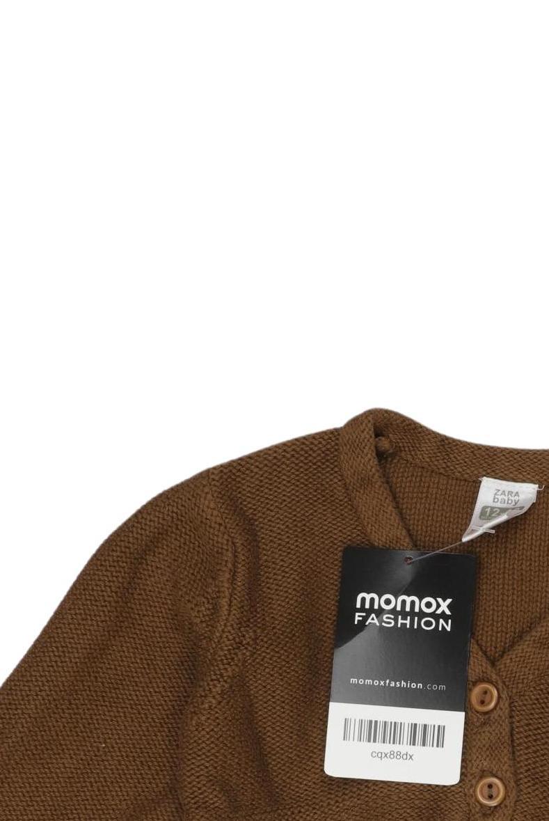 Thumbnail - Zara Mädchen Strickjacke, braun, Gr. 80