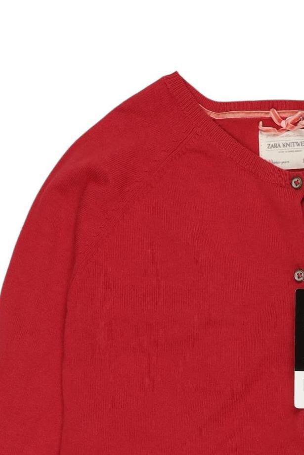 Thumbnail - Zara Mädchen Strickjacke, rot, Gr. 140