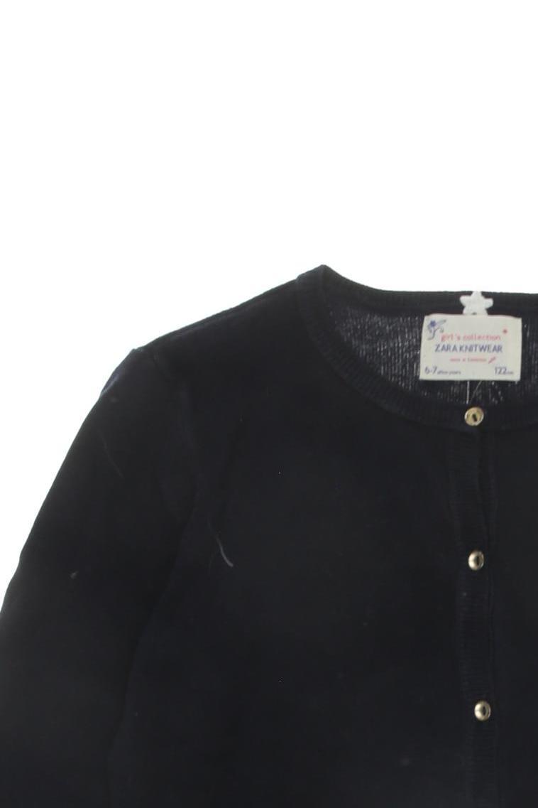 Thumbnail - Zara Mädchen Strickjacke, blau, Gr. 122