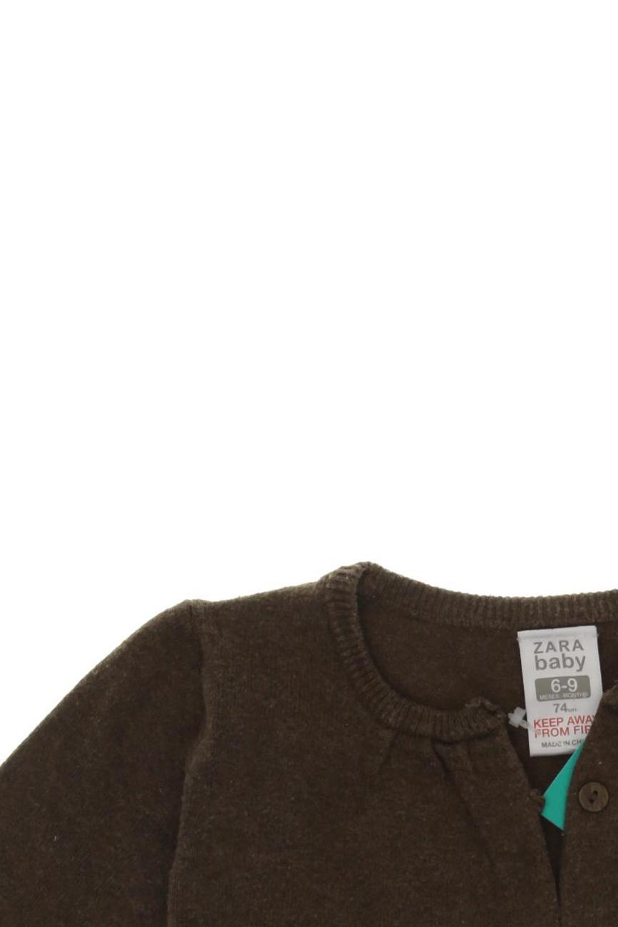 Thumbnail - Zara Mädchen Strickjacke, braun, Gr. 74