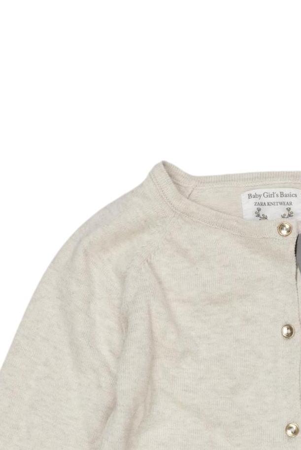 Thumbnail - Zara Mädchen Strickjacke, beige, Gr. 98