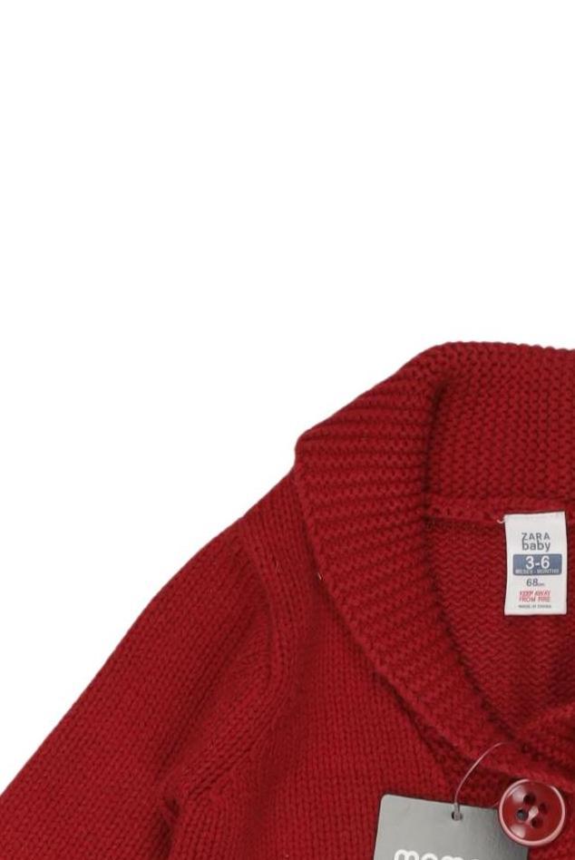 Thumbnail - Zara Mädchen Strickjacke, rot, Gr. 68