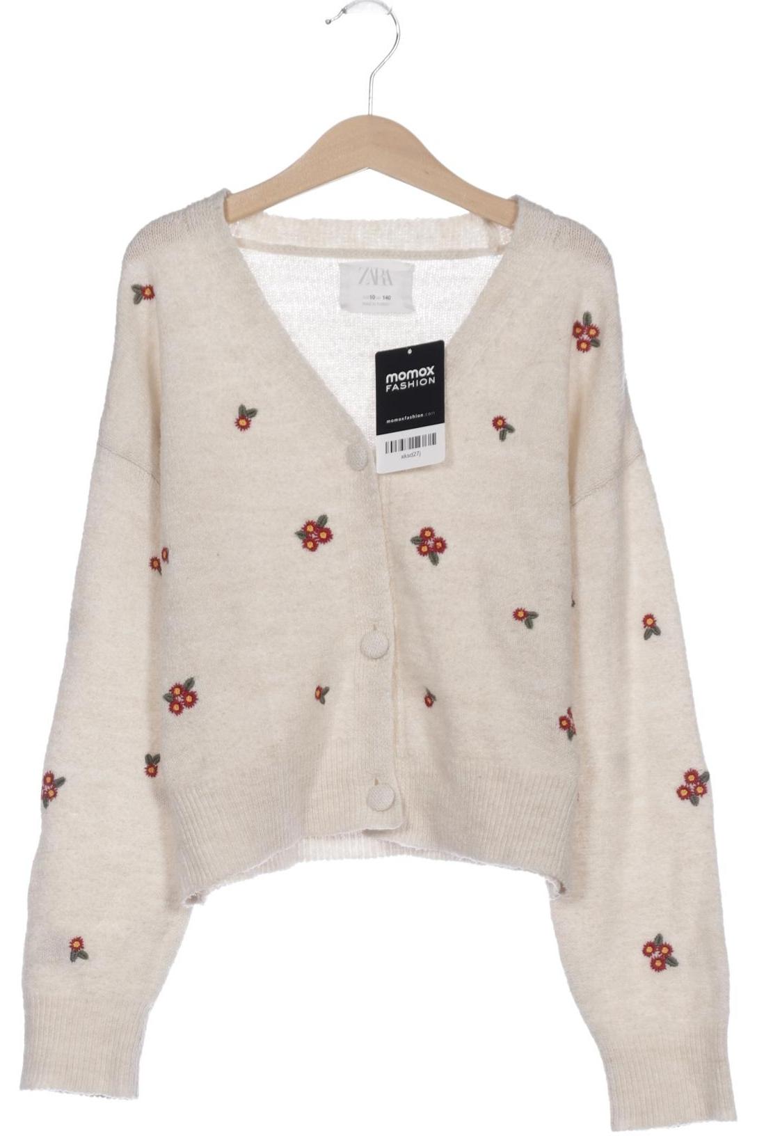 

Zara Damen Strickjacke, cremeweiß, Gr. 140