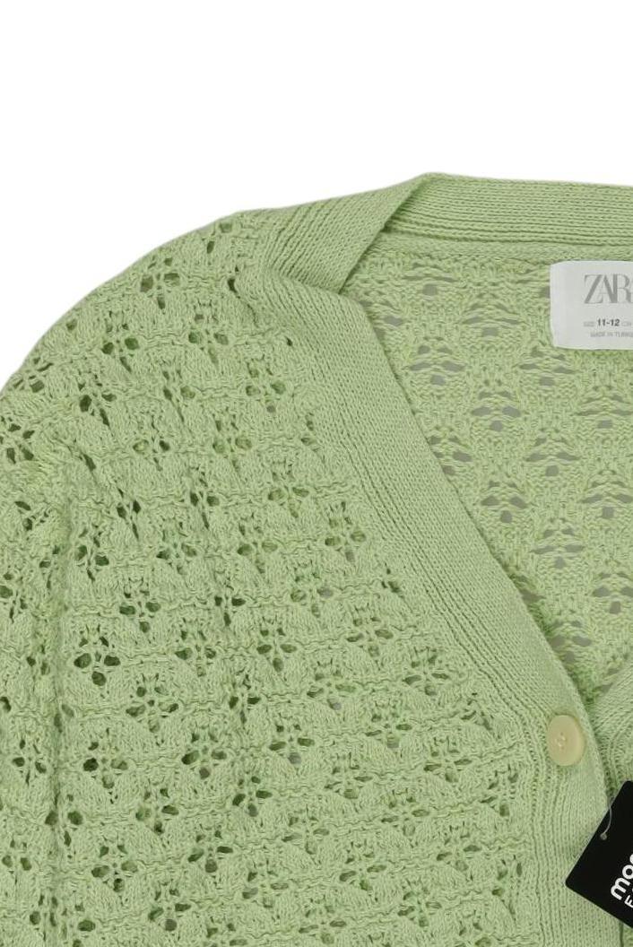 Thumbnail - Zara Mädchen Strickjacke, hellgrün, Gr. 152