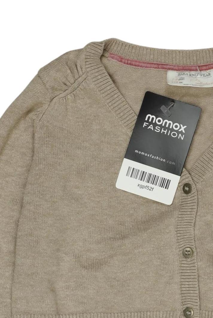 Thumbnail - Zara Mädchen Strickjacke, beige, Gr. 128