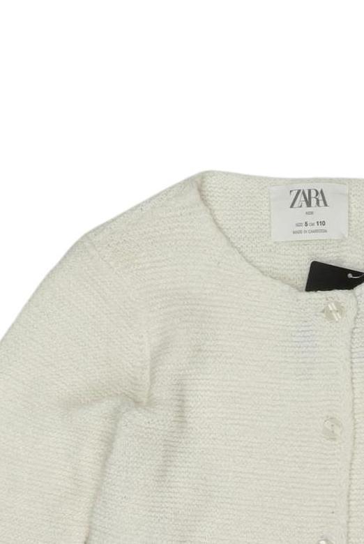 Thumbnail - Zara Mädchen Strickjacke, cremeweiß, Gr. 110