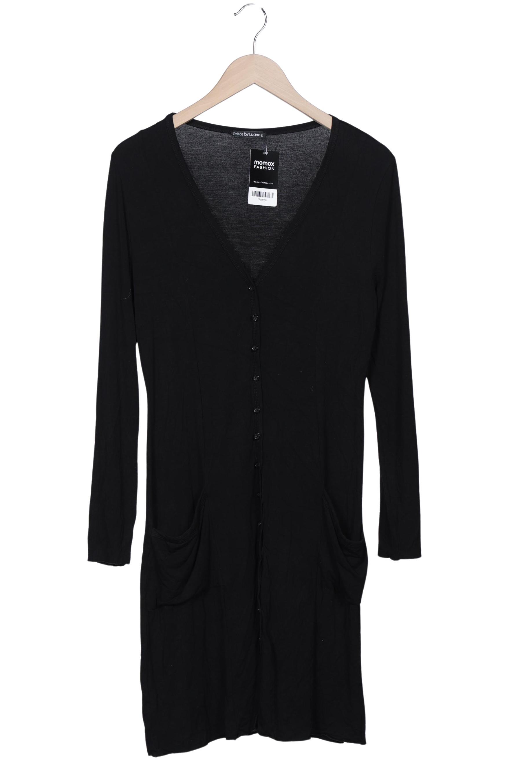 

Zeitlos By Luana Damen Strickjacke, schwarz, Gr. 42