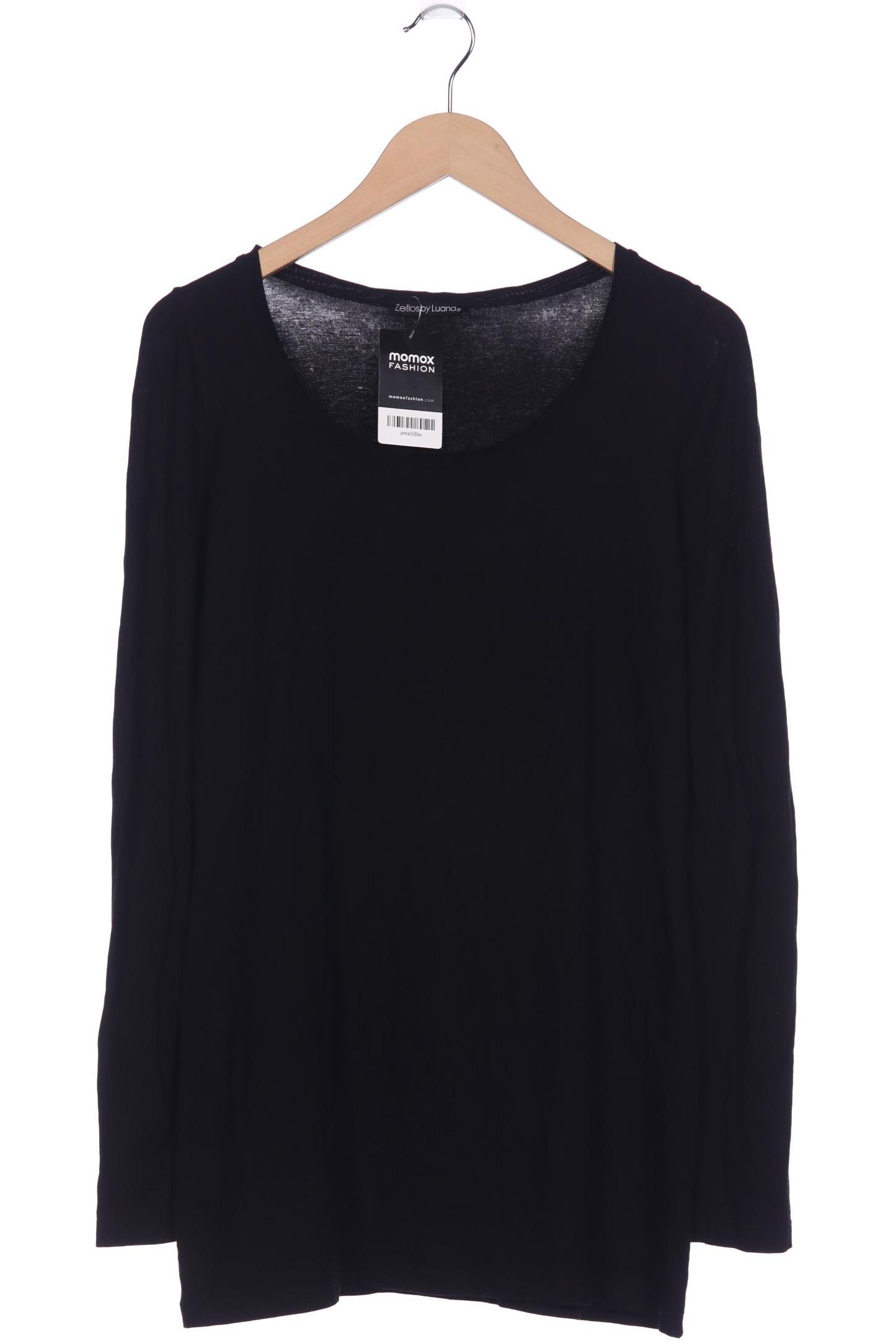 

Zeitlos By Luana Damen Langarmshirt, schwarz, Gr. 42