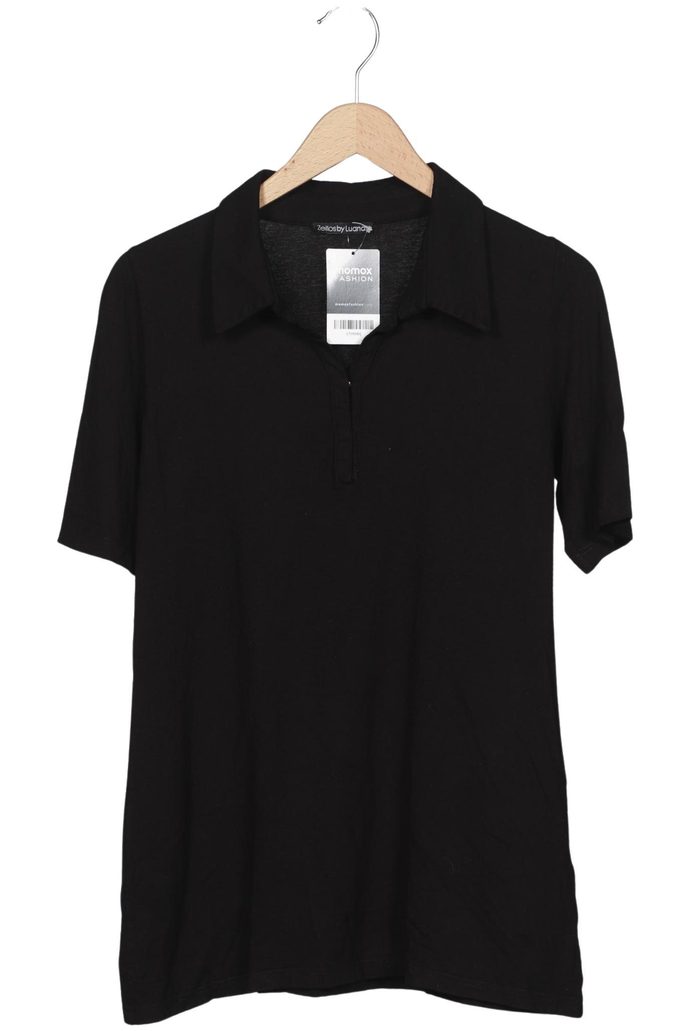 

Zeitlos By Luana Damen Poloshirt, schwarz, Gr. 38