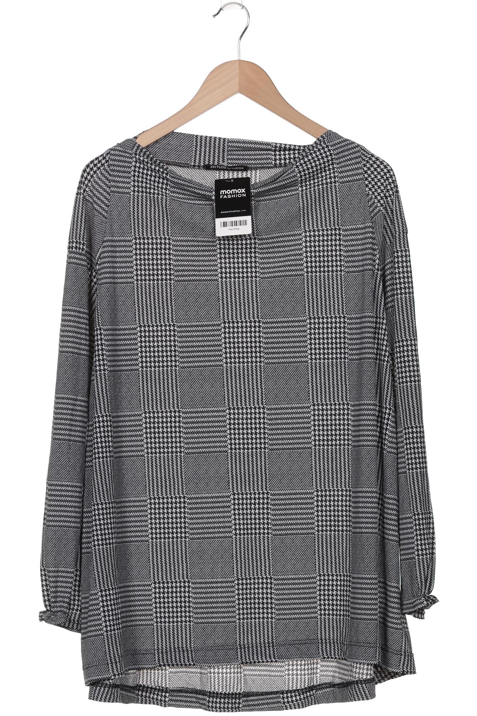 

Zeitlos By Luana Damen Langarmshirt, schwarz, Gr. 44
