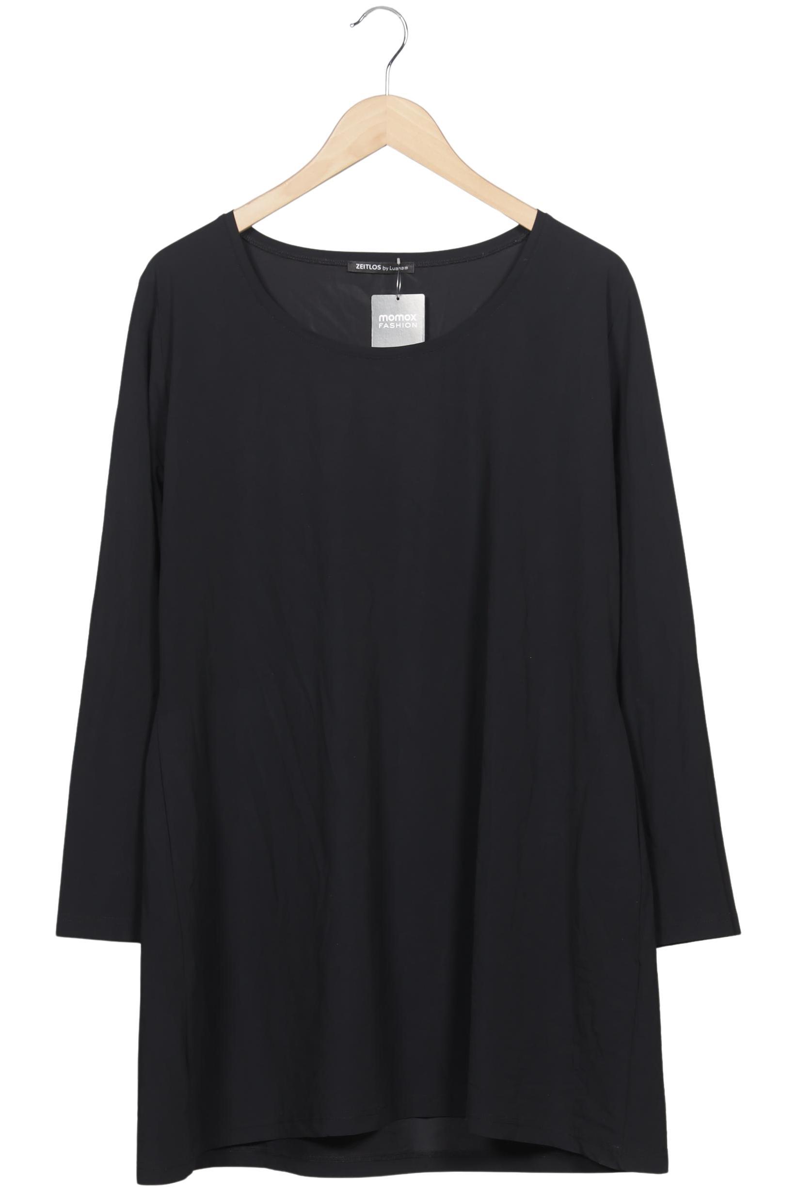 

Zeitlos By Luana Damen Langarmshirt, schwarz, Gr. 48