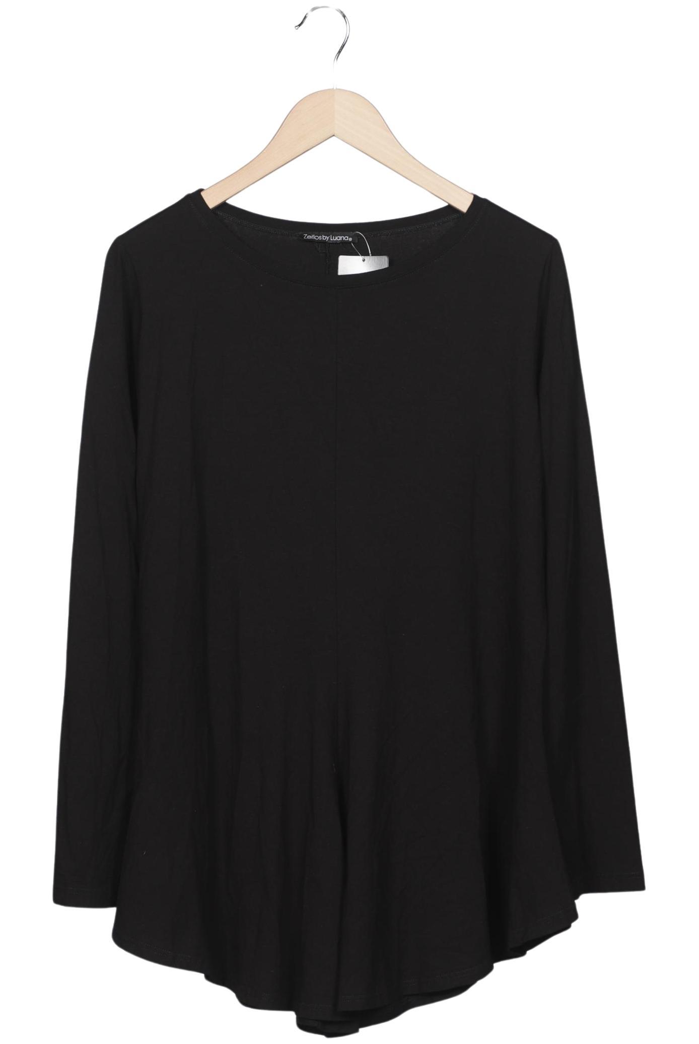 

Zeitlos By Luana Damen Langarmshirt, schwarz, Gr. 48