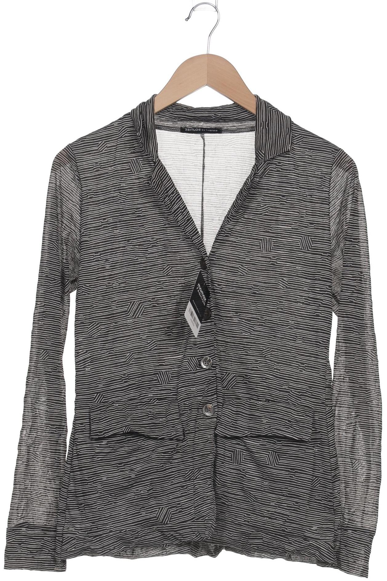 

Zeitlos By Luana Damen Strickjacke, schwarz, Gr. 36