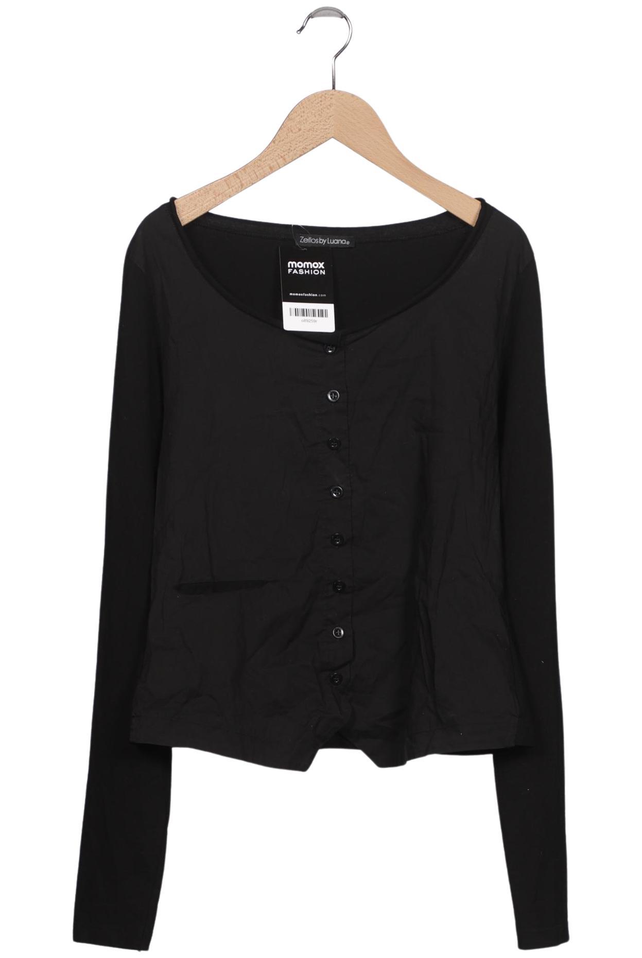 

Zeitlos By Luana Damen Strickjacke, schwarz, Gr. 36
