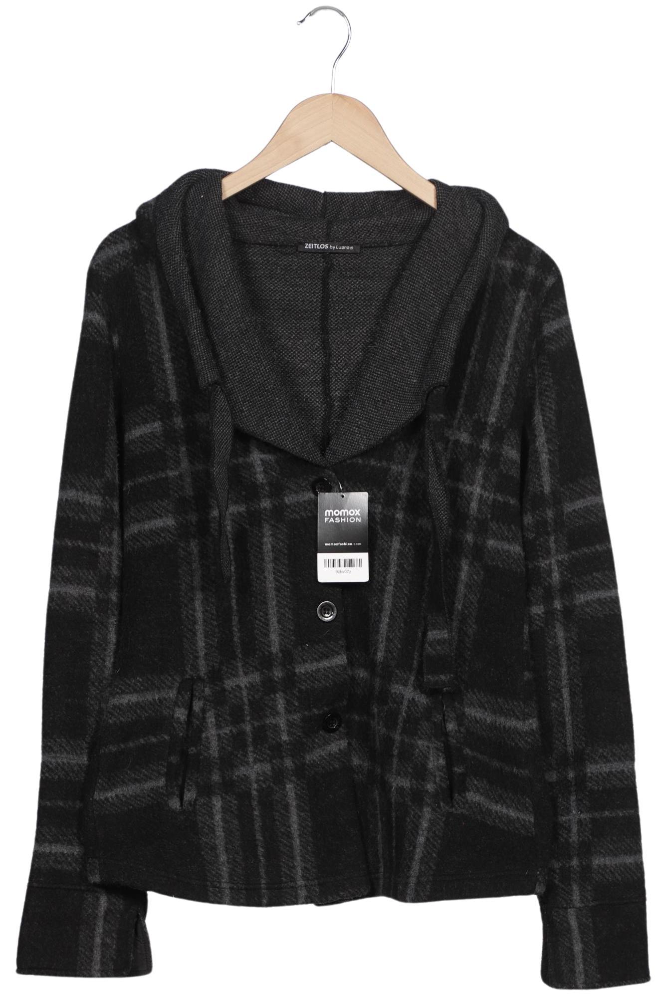 

Zeitlos By Luana Damen Strickjacke, schwarz, Gr. 38